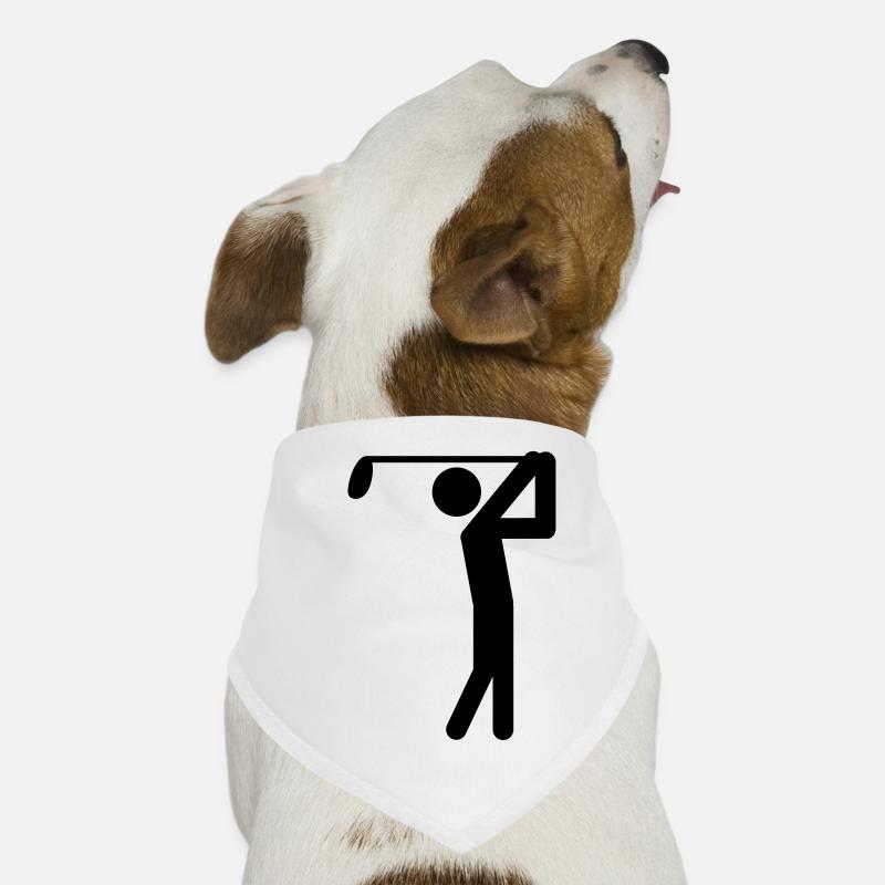golfer icon Dog Bandana