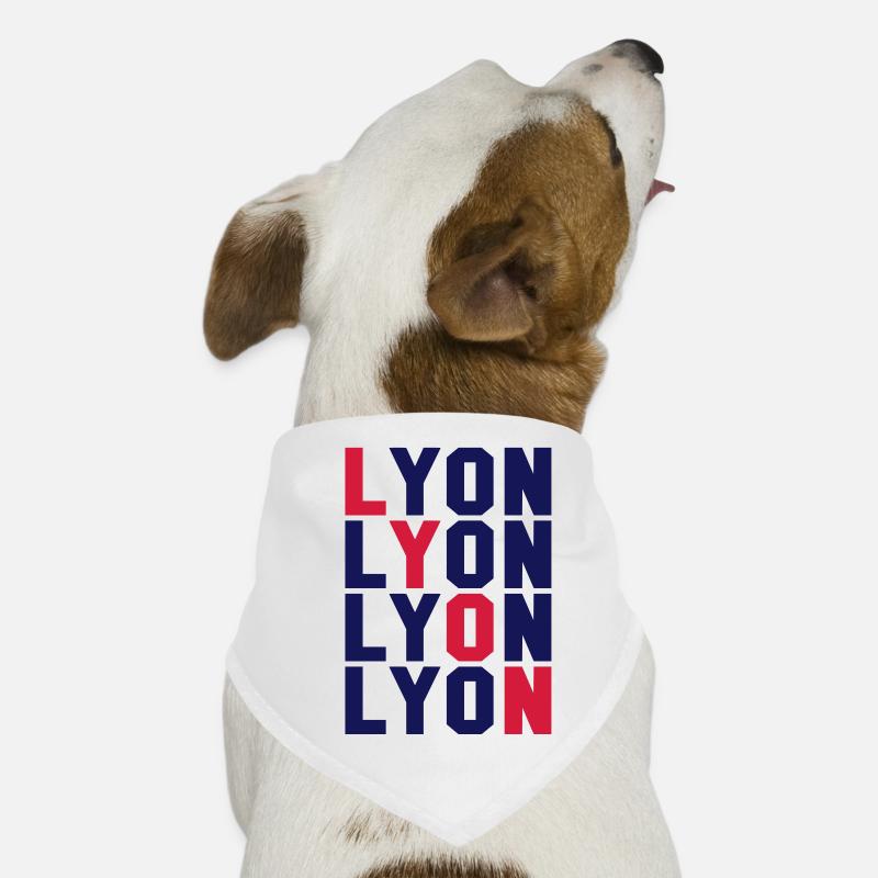 Lyon grid Dog Bandana