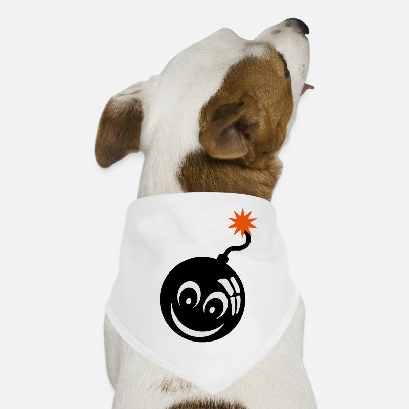 bombe smiley meche bomb 907 Bandana pour chien