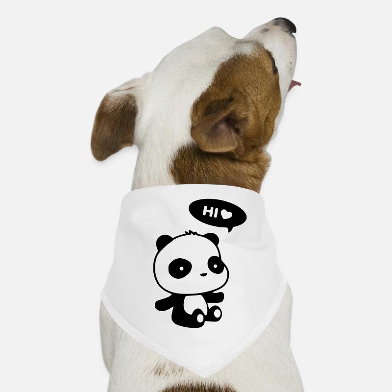Panda Hi Bandana pour chien