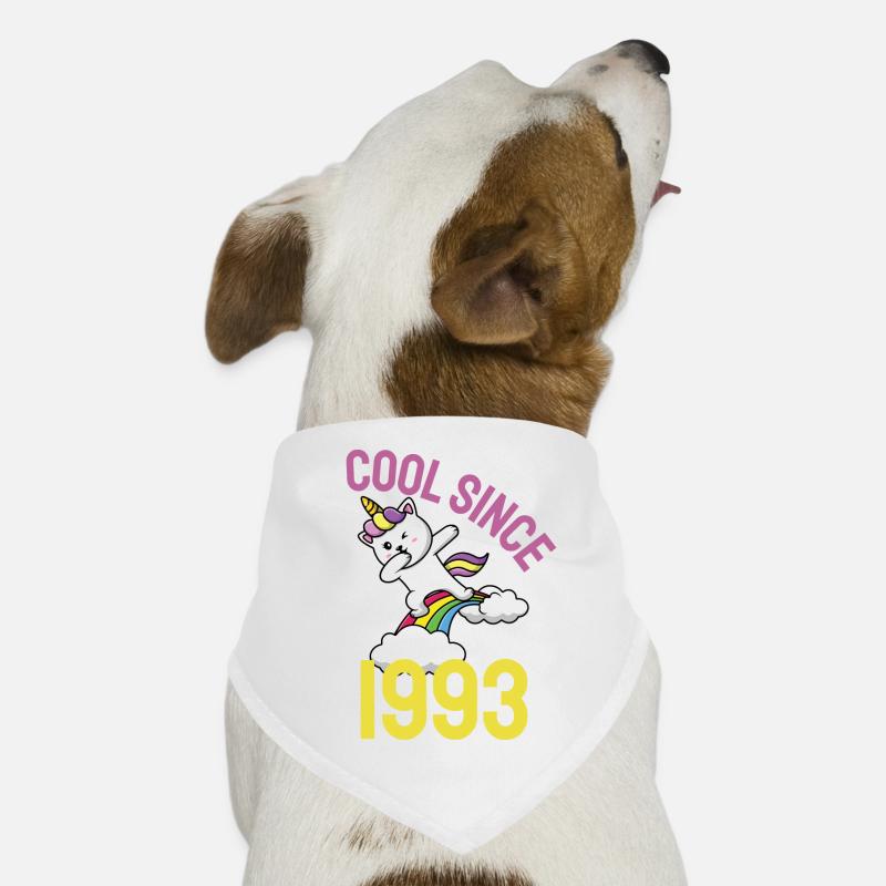 Cool since 1993 Dabbing cat 29th birthday Dog Bandana