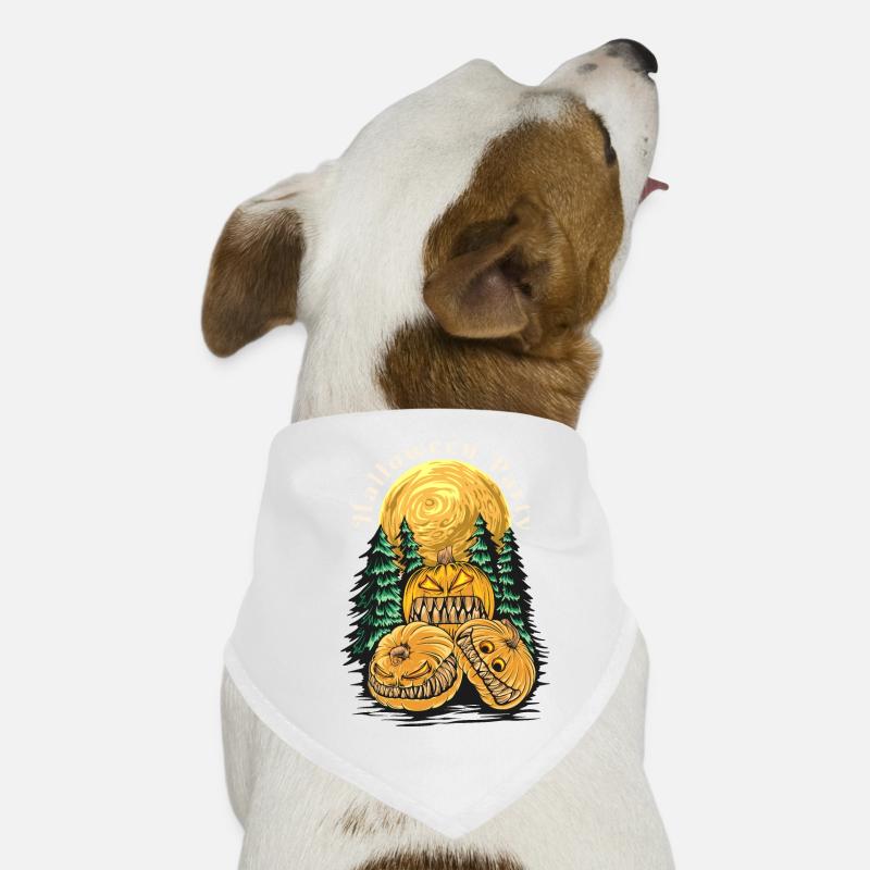 Halloween Pumpkin Horror Dog Bandana