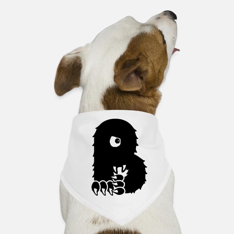 Monster Buchstabe B Hunde-Bandana