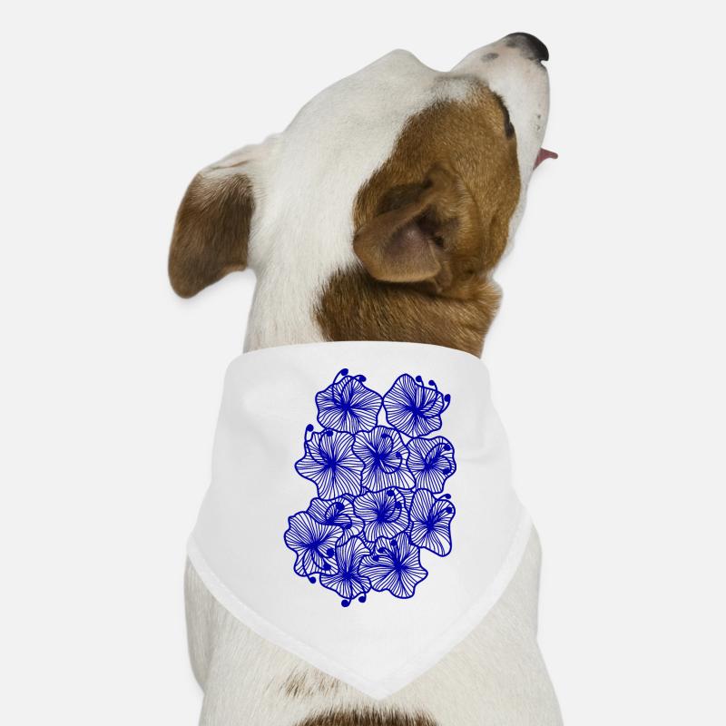 Blumen Hunde-Bandana