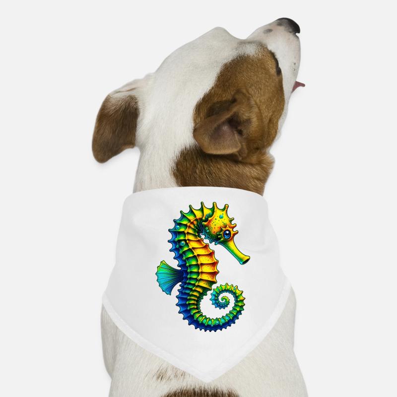 Seepferdchen Hunde-Bandana