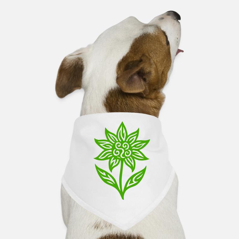 Creative flower with tribal pattern - color variable Dog Bandana