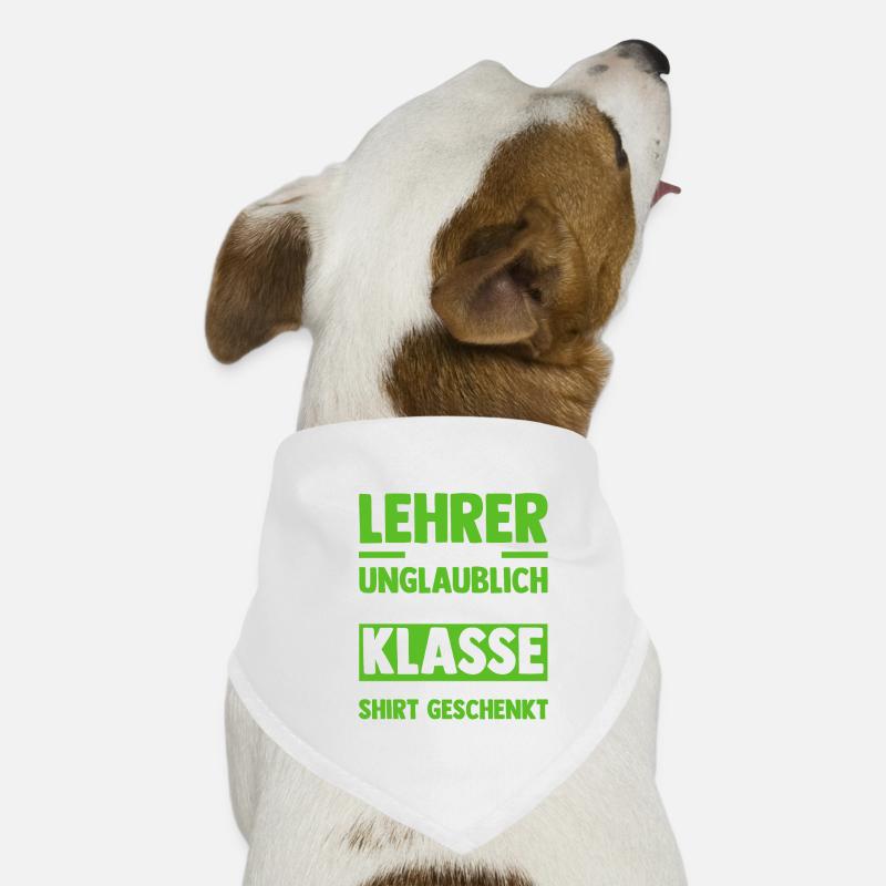 Lehrer Beruf Schullehrer Geschenk Hunde-Bandana