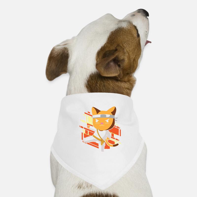 Karate Katze Hunde-Bandana