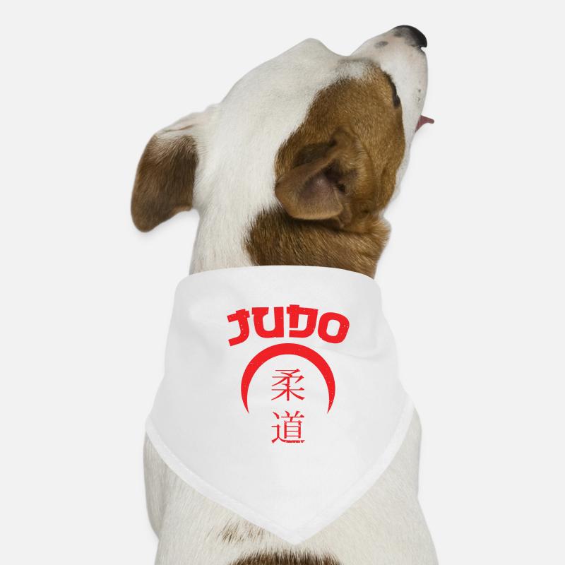 Judo - Hunde-Bandana - Weiß