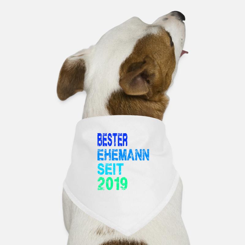 Bester Ehemann seit 2019 Hunde-Bandana