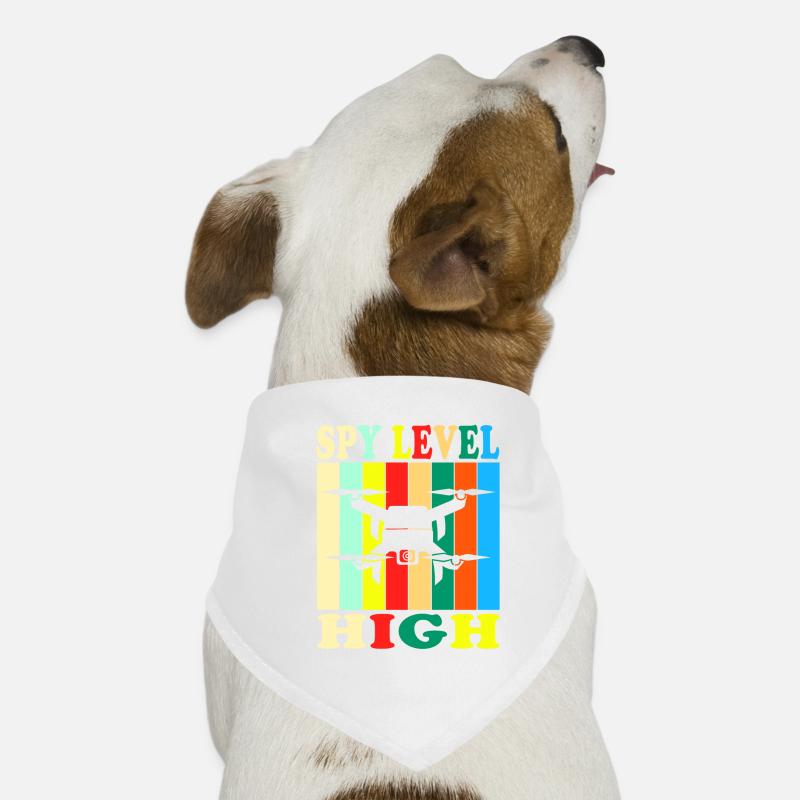Niveau d’espionnage Haut Mode Espion Sur Caché Bandana pour chien