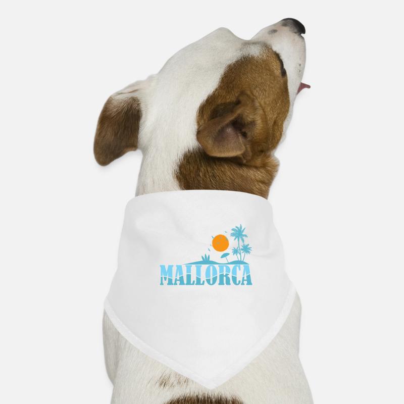 Mallorca Beach with sunset Dog Bandana