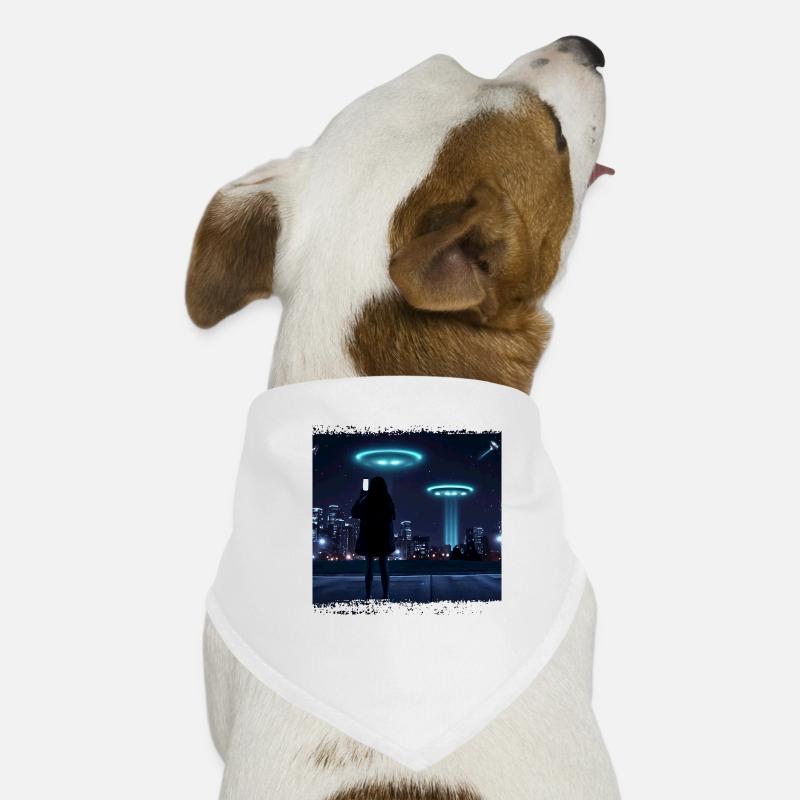 Ufo Sichtung Hunde-Bandana