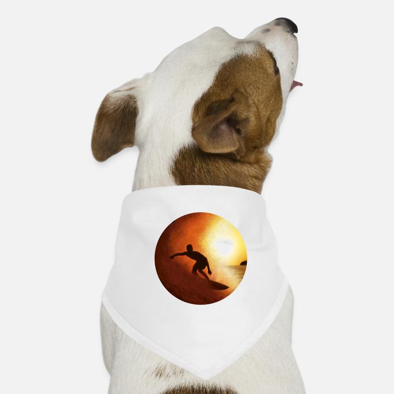 Wave surfing Dog Bandana