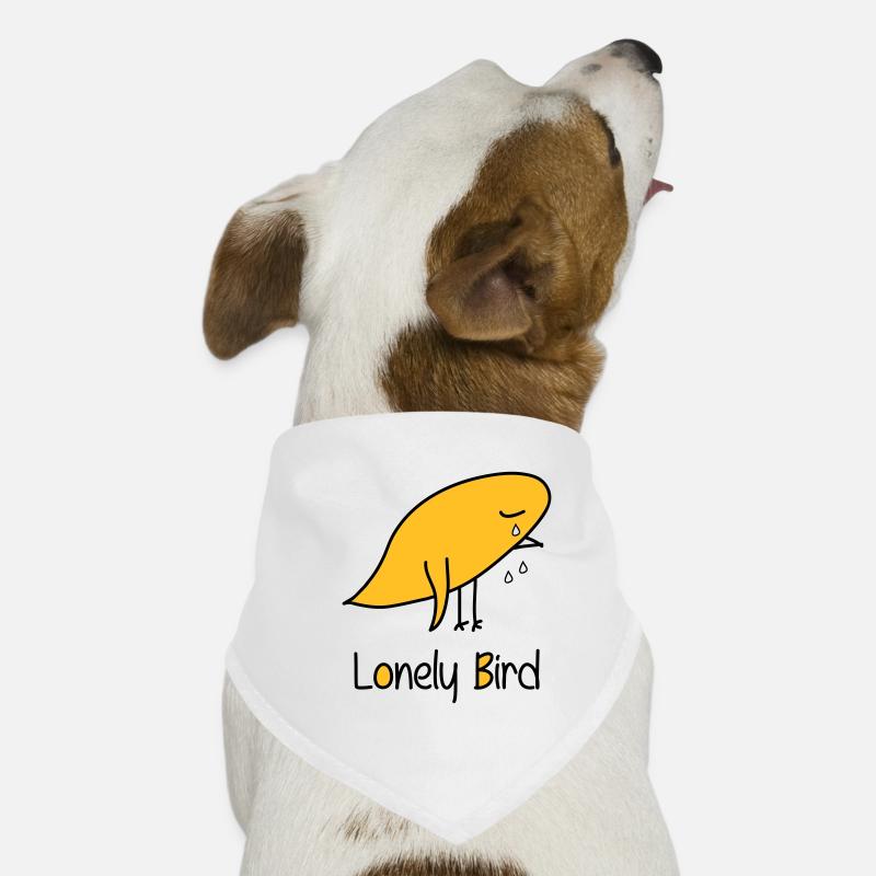 Einsamer Vogel Hunde-Bandana