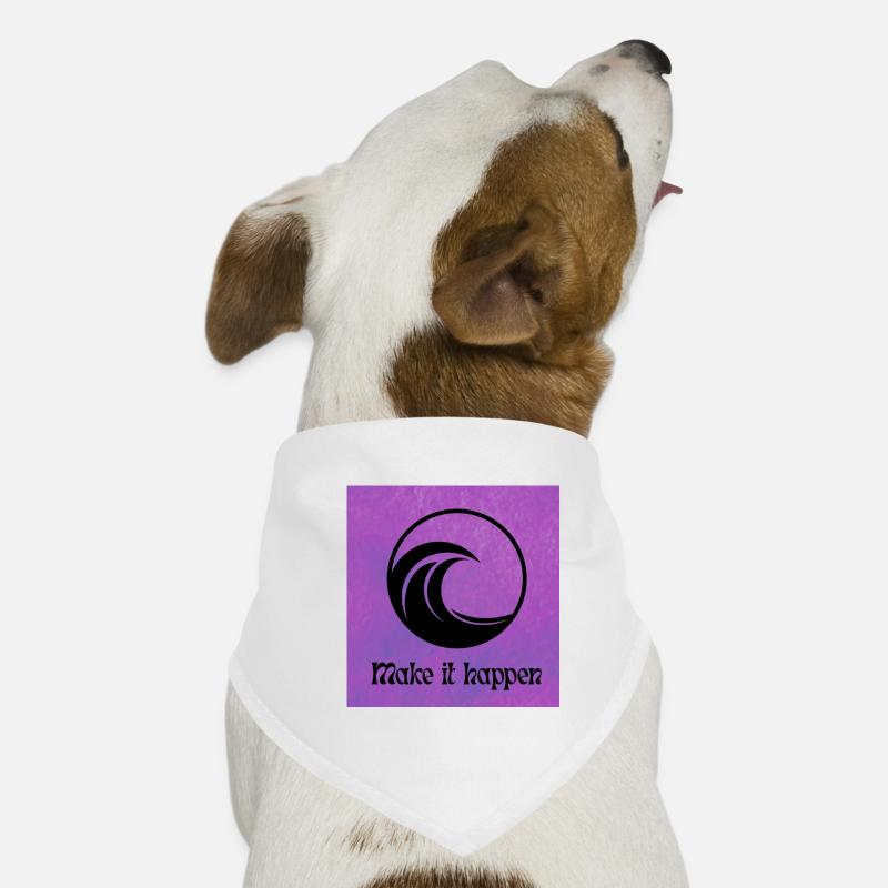 Wavy Circle MakeItMotif Dog Bandana