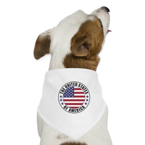 États-Unis d'Amérique - emblème du drapeau américain - Bandana pour chien