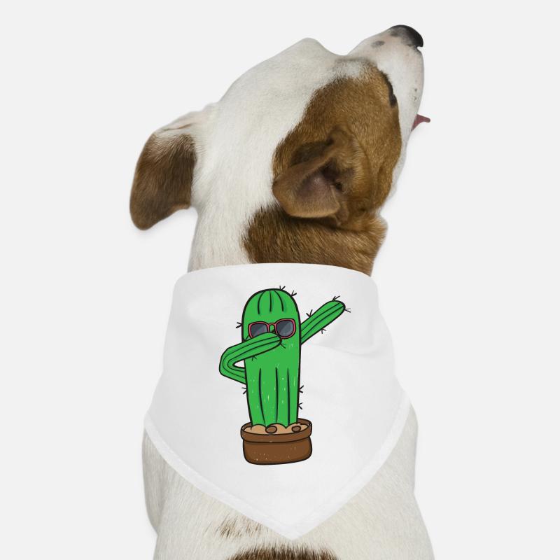 Dabbing Cactus Lunettes de soleil Succulent Bandana pour chien