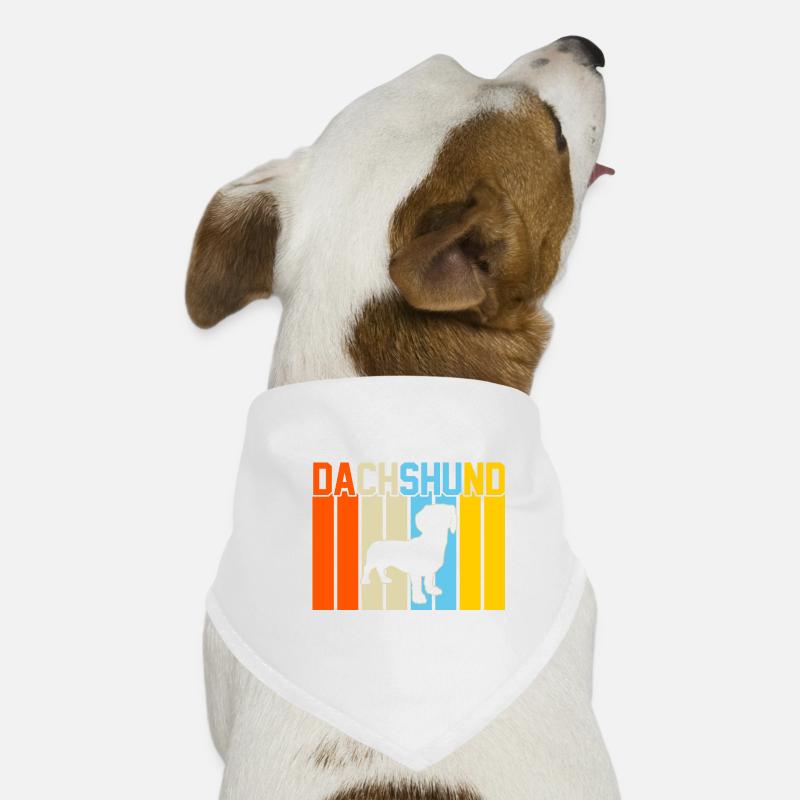 Dackel Retro-Design Dackel Geschenk Hunde-Bandana