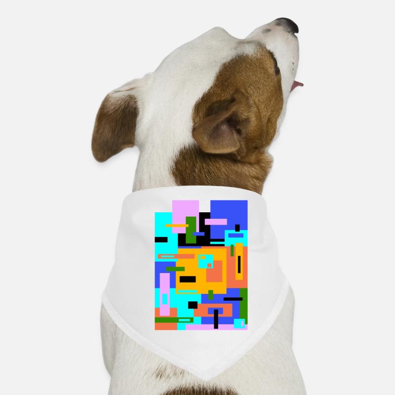 Pittura astratta Bandana per cani