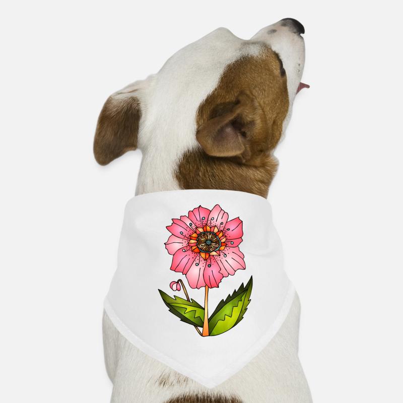 Fleur Bandana pour chien