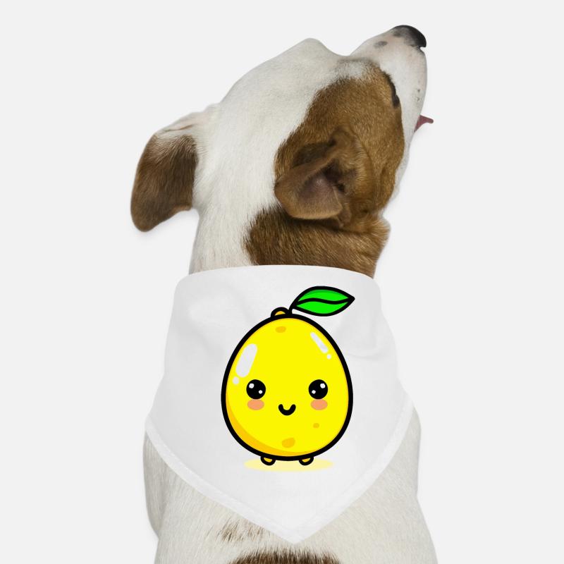 Mignon citron Kawaii citron Bandana pour chien