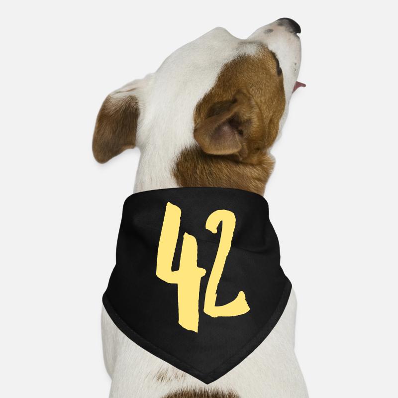 42 - Number - VECTOR Dog Bandana