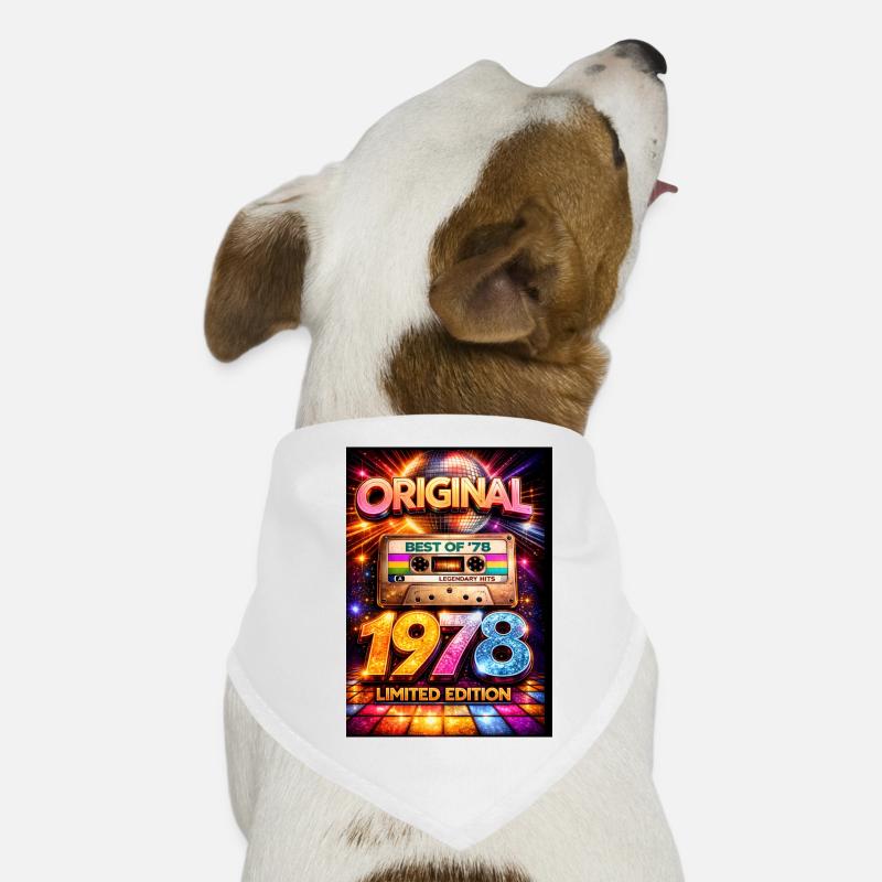 Original 1978 Retro Disco Edition Dog Bandana