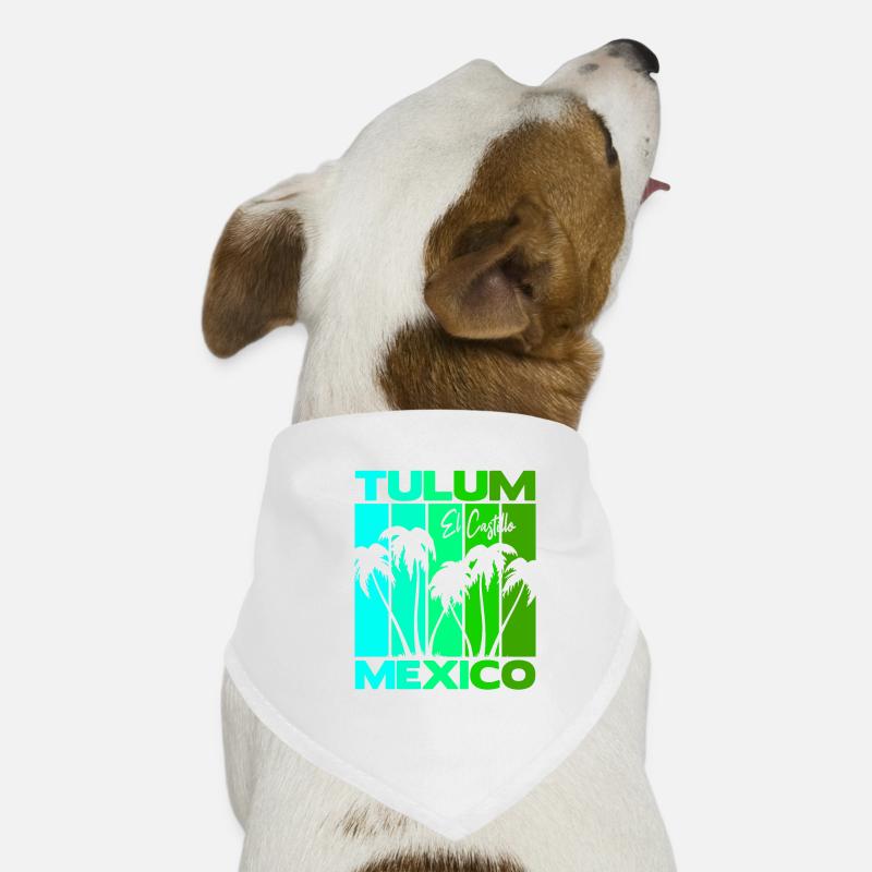 Tulum El Castillo Mexico Hunde-Bandana