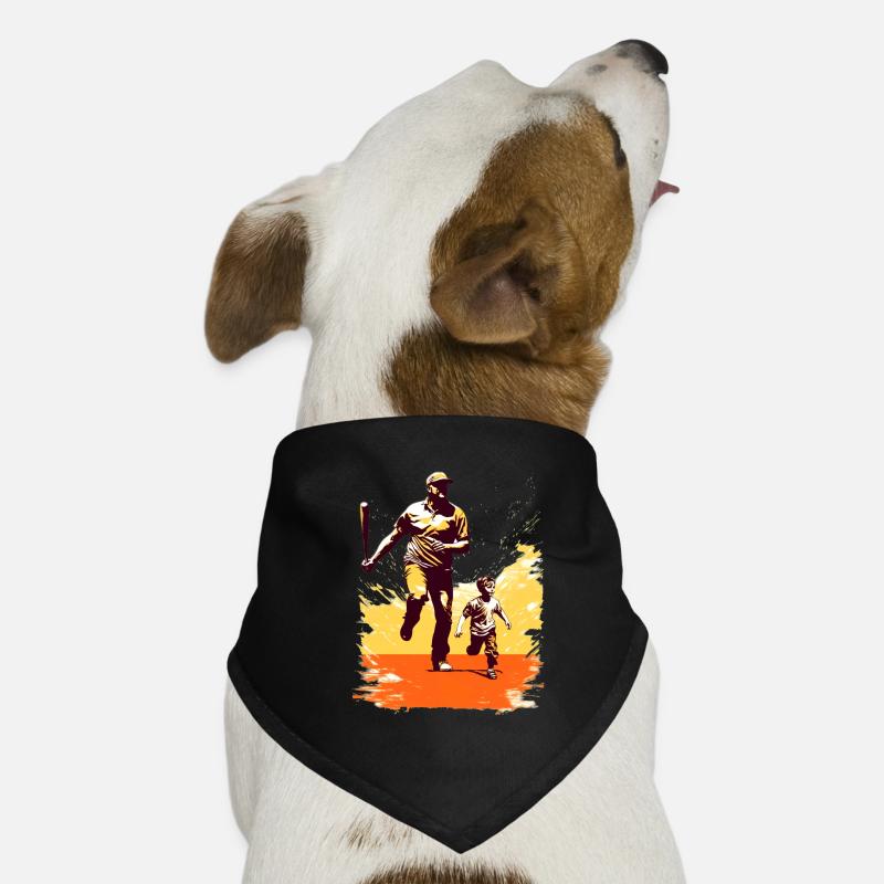 Baseball Father's Day Mother's Day Gift Idea Dog Bandana