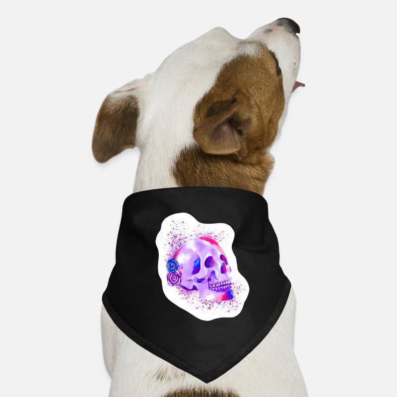 Schädel - Schädel Hunde-Bandana