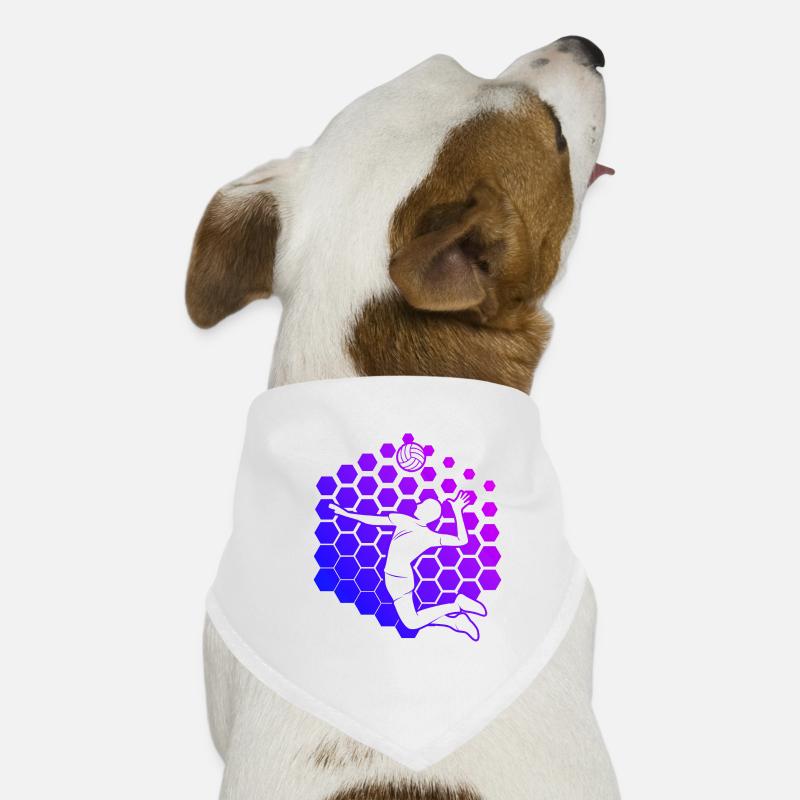 Joueuse de volleyball de plage féminin Bandana pour chien