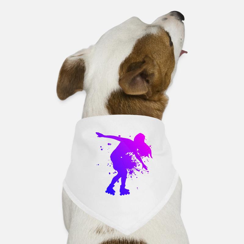 Roller Roller Roller Skating Féminin Bandana pour chien
