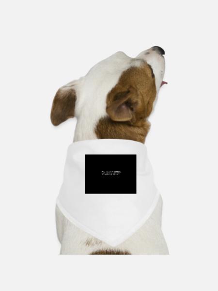 CHUTE SEPT FOIS - Bandana pour chien - blanc - Devant