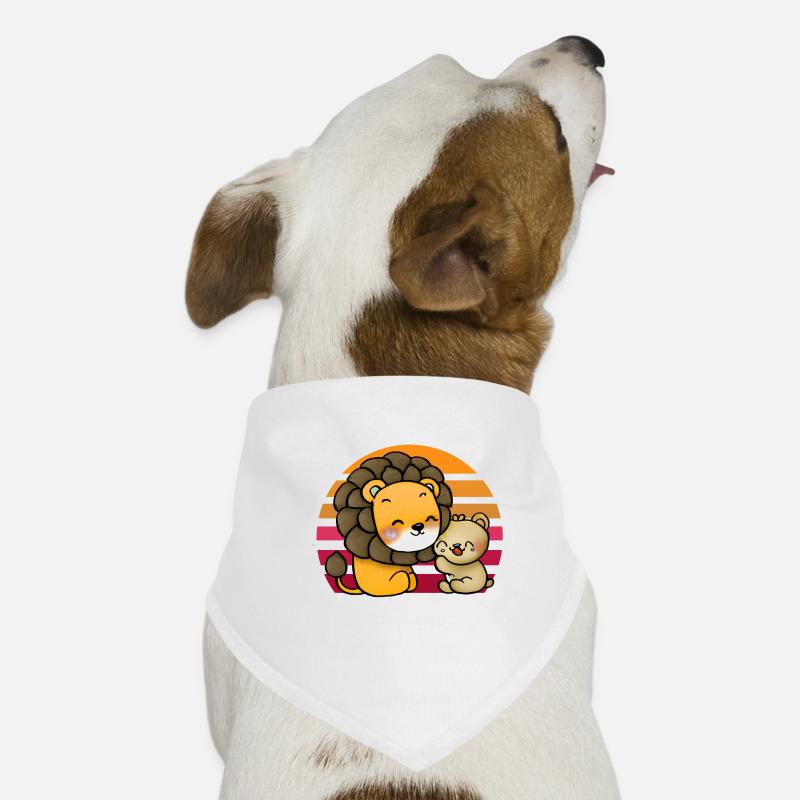 Leo cuddles bear Dog Bandana
