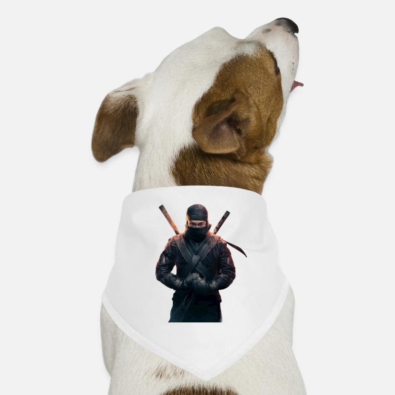 Ninja avec des épées Bandana pour chien