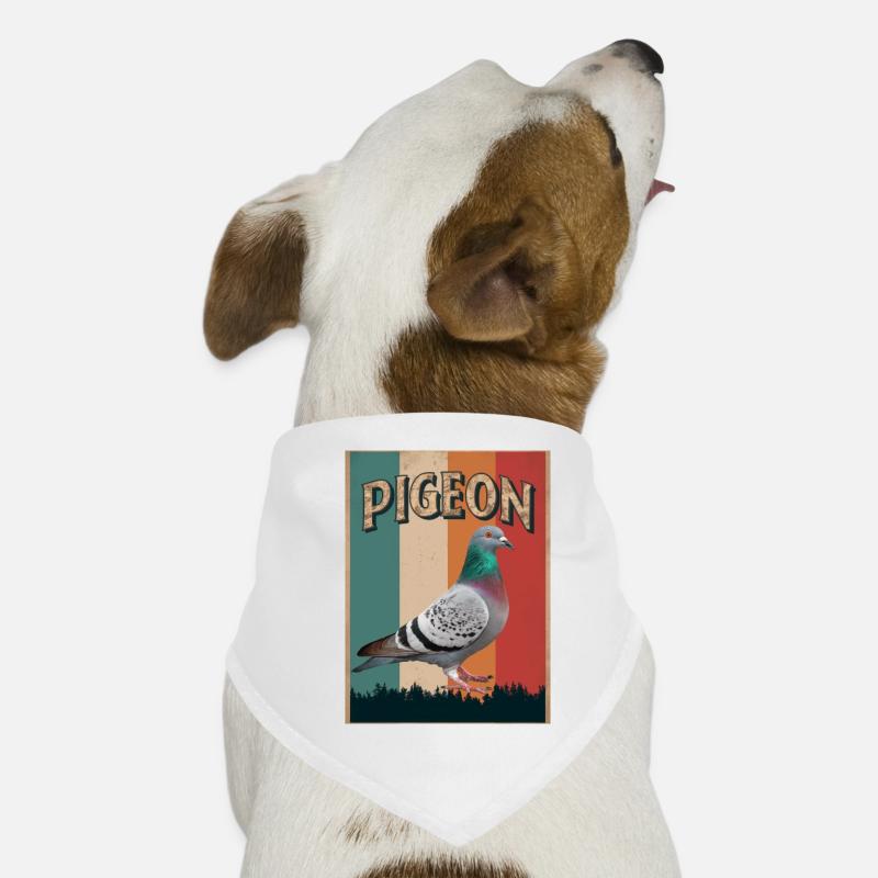 Taube Tauben Tier Vogel Hunde-Bandana