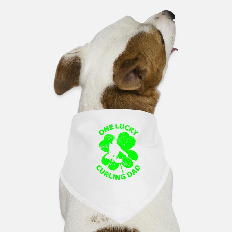 Curling Trèfle de la Saint-Patrick Bandana pour chien