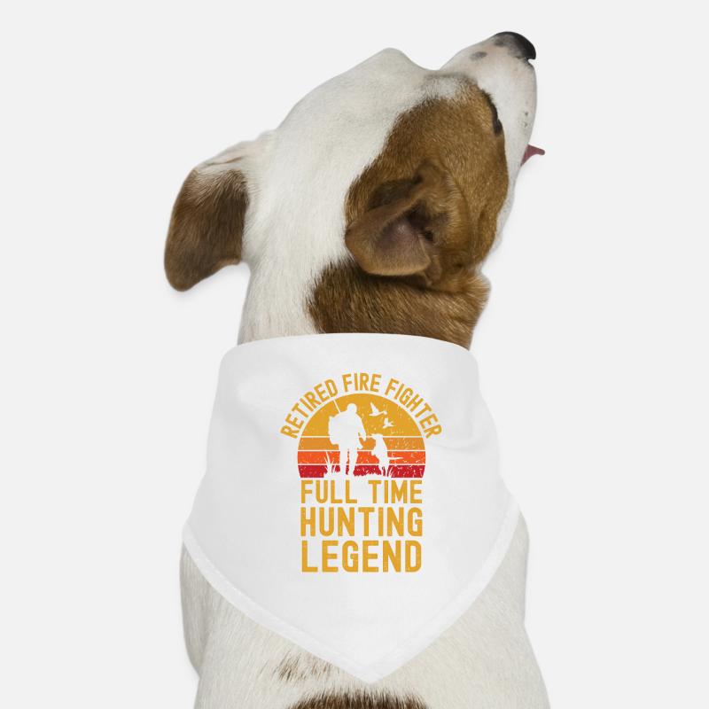 Retired fire fighter hunting legend Dog Bandana
