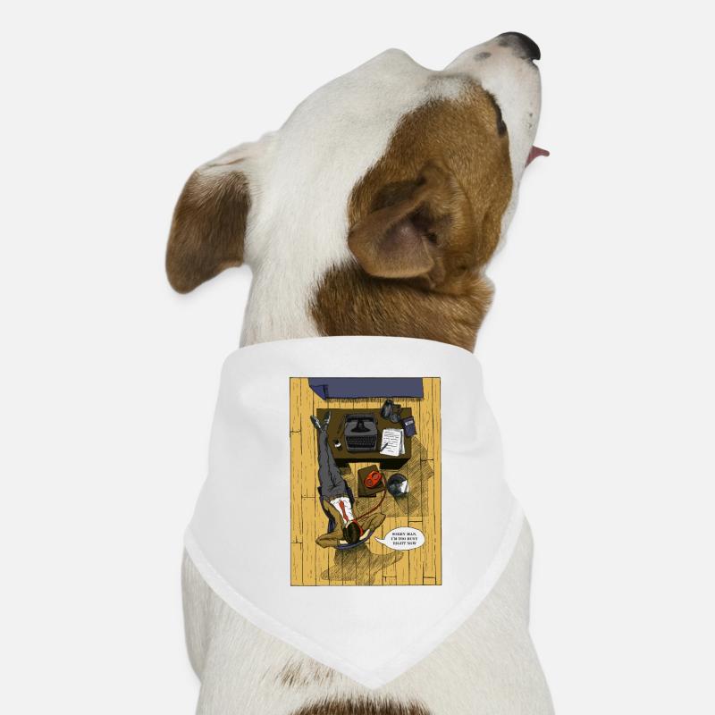 Beschäftigter Mann Hunde-Bandana