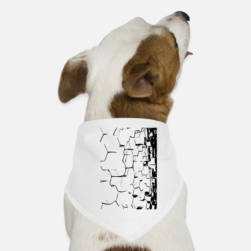 3D honeycombs Dog Bandana