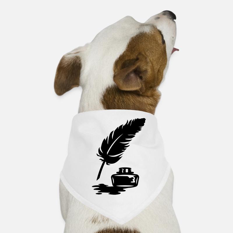 Penna e inchiostro Bandana per cani