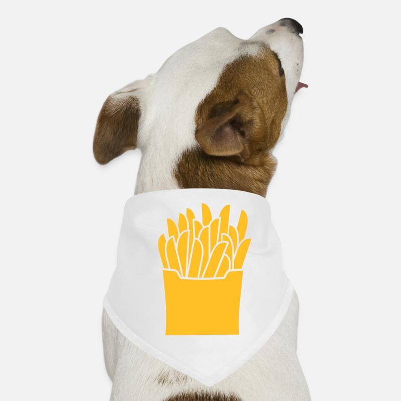 Pommes frites Bandana pour chien