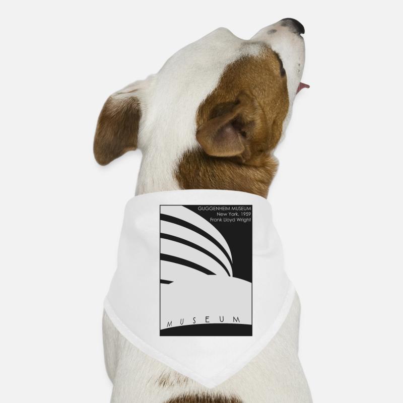 Architecture moderne: Musée Guggenheim Bandana pour chien