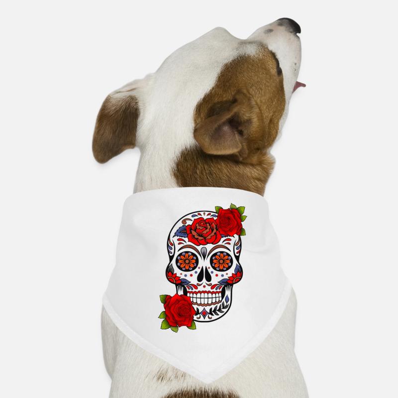 Skull Mexico Dog Bandana