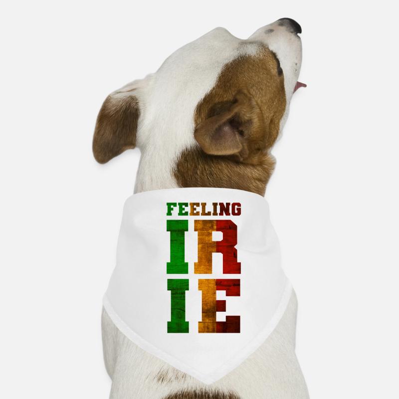 FEELING IRIE Rastafari Devise Bandana pour chien