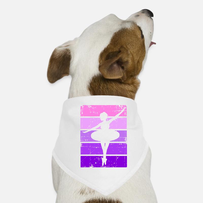 Ballerina Ballet Dancer Pink Dog Bandana