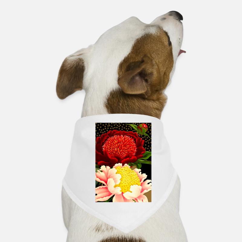 Fleurs de François Bandana pour chien