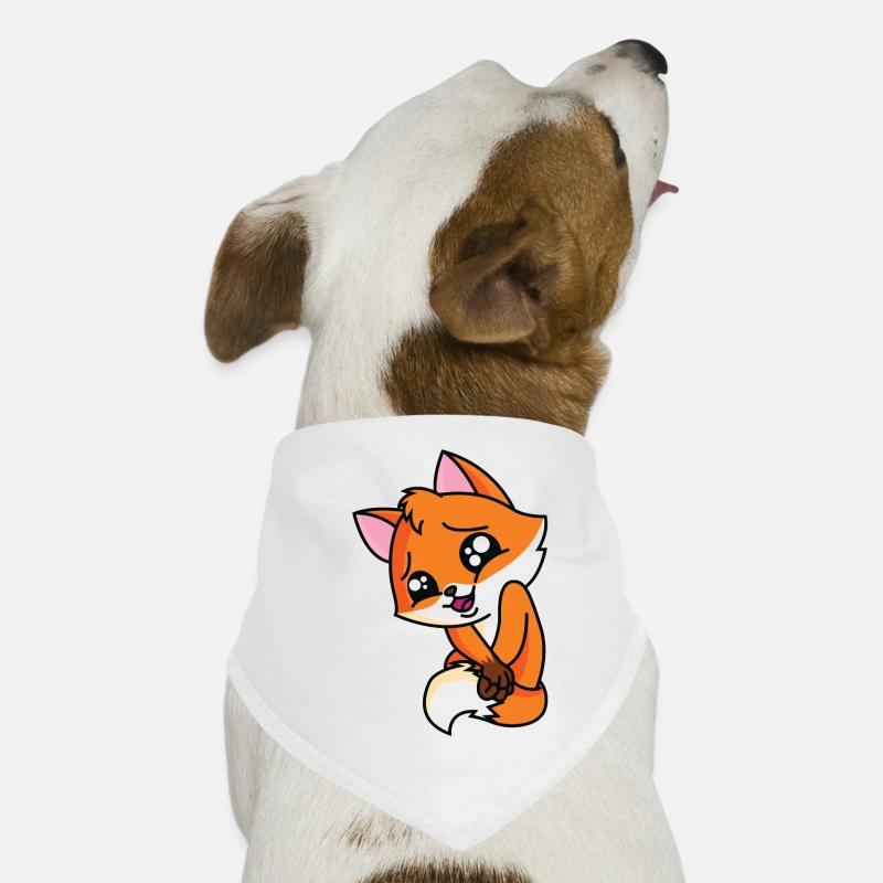 Renard heureux Bandana pour chien