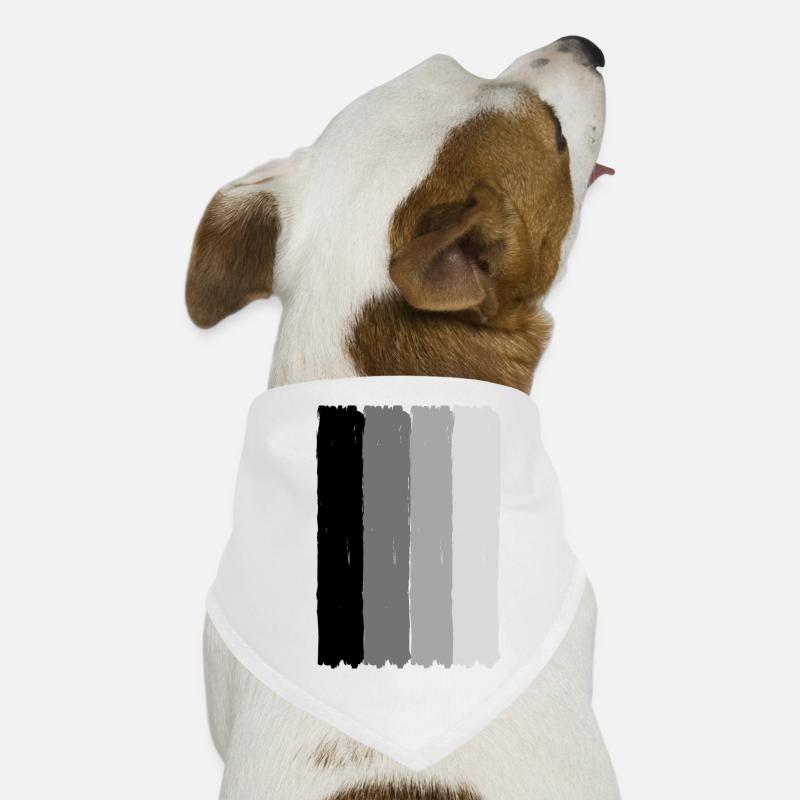 Stylisches Design Grau Hunde-Bandana